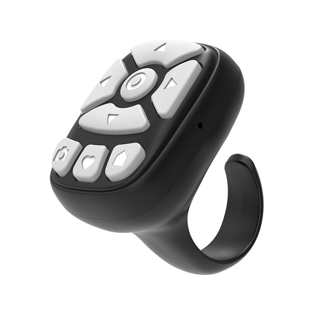 Tiktok Scrolling Ring – 8-Button Finger Tip Remote, With Camer